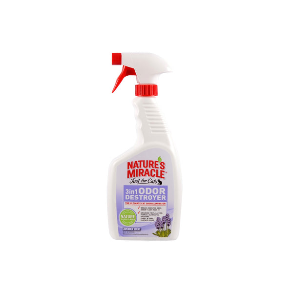 NATURES MIRACLE CAT 3-IN-1 ODOR DESTROYER 709ML