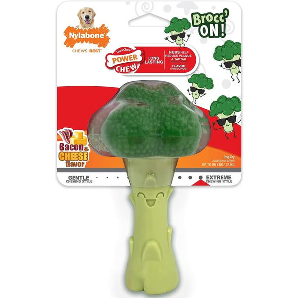 NYLABONE POWER CHEW BROCC' ON BACON & CHEESE GIANT