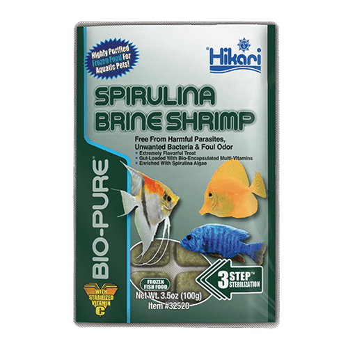 HIKARI BIO-PURE 100G [VARIETY:SPIRULINA BRINE SHRIMP]