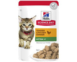 HILLS SCIENCE DIET CAT POUCH KITTEN CHICKEN DINNER 85G 