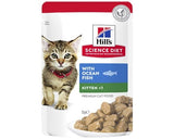 HILLS SCIENCE DIET CAT POUCH KITTEN OCEAN FISH 85G 