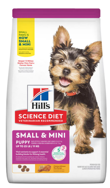 HILL'S SCIENCE DIET DOG DRY PUPPY SMALL & MINI 1.5KG 