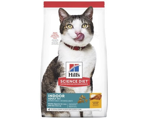 HILLS SCIENCE DIET CAT DRY INDOOR ADULT 11+ [WEIGHT:1.58KG]