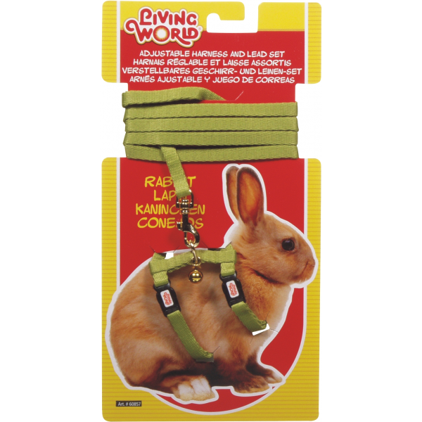 LIVING WORLD RABBIT HARNESS & LEAD SET – Head to Tail Pets