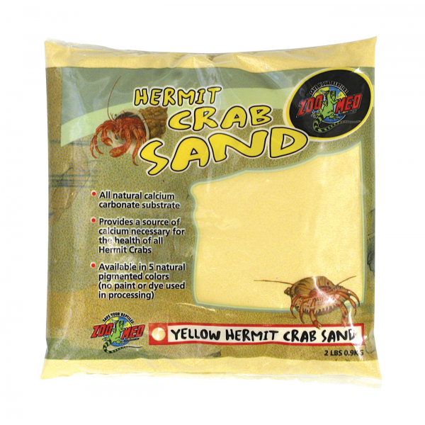 ZOO MED HERMIT CRAB SAND [COLOUR:YELLOW]