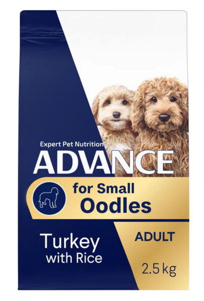 ADVANCE DOG DRY OODLES SMALL TURKEY & RICE 2.5KG 