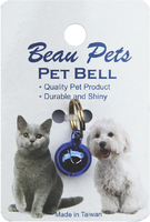 BEAU PETS BELL BRASS ANODISED PLATED 14MM