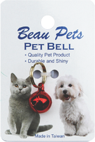 BEAU PETS BELL BRASS ANODISED PLATED 14MM