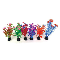 AQUA CARE PLANT PLASTIC LARGE 30CM COLOURFUL SINGLE