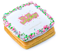 PAWFECT TREATS DOGGY SWEET CAKE SQUARE 8CM [VARIETY:BIRTHDAY]