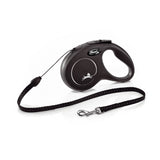 FLEXI RETRACTABLE LEAD CLASSIC CORD [SIZE:MEDIUM LENGTH:5 METRES COLOUR:BLACK]