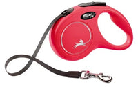 FLEXI RETRACTABLE LEAD DOG CLASSIC TAPE [SIZE:SMALL LENGTH:5 METRES COLOUR:RED]