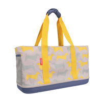 IBIYAYA PET CARRIER TOTE FOR DACHSHUNDS YELLOW MUSTARD