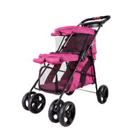 IBIYAYA DOUBLE DECKER PET BUS [COLOUR:RED VIOLET]