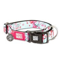 MAX & MOLLY DOG COLLAR SMART ID CHERRY BLOOM [SIZE:SMALL - 28-45CM]