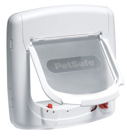 STAYWELL CAT BIG SMALL DOG DOOR 4 WAY WHITE