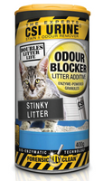 CSI URINE ODOUR BLOCKER CAT LITTER ADDITIVE GRANULES 400G