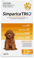 SIMPARICA TRIO DOG 1.3-2.5KG 3 PACK