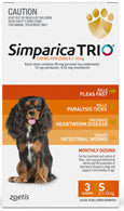 SIMPARICA TRIO DOG 5.1-10KG [PACK SIZE:3 PACK]