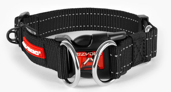 EZYDOG COLLAR DOUBLE UP BLACK [SIZE:SMALL]