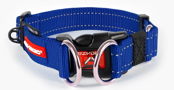 EZYDOG COLLAR DOUBLE UP BLUE [SIZE:SMALL]