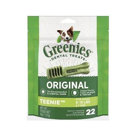 GREENIES DOG TREAT PAK ORIGINAL TEENIE [WEIGHT:170G]
