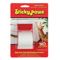 STICKY PAWS ON-A-ROLL10 METRES 5CM WIDE X 10CM LONG