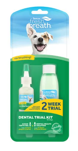 TROPICLEAN FRESH BREATH DENTAL TRIAL KIT