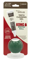 TROPICLEAN ENTICERS KONG DENTAL BALL & SMOKED BEEF BRISKET GEL