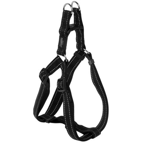 ROGZ DOG HARNESS STEP IN CLASSIC BLACK [SIZE:XLARGE]