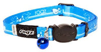 ROGZ CAT COLLAR KIDDYCAT [SIZE:XSMALL PATTERN:ROYAL BIRDS]