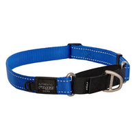 ROGZ DOG COLLAR CONTROL WEB [SIZE:LARGE COLOUR:BLUE]