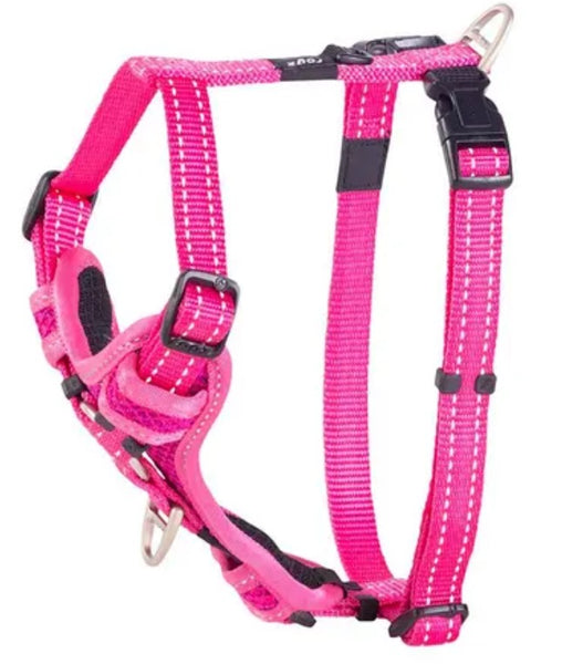 ROGZ DOG HARNESS CONTROL [SIZE:MEDIUM COLOUR:PINK]