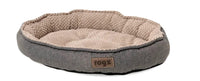 ROGZ CAT BED ATHENS OVAL POD [SIZE:MEDIUM COLOUR:GREY]