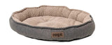 ROGZ CAT BED ATHENS OVAL POD [SIZE:SMALL COLOUR:GREY]