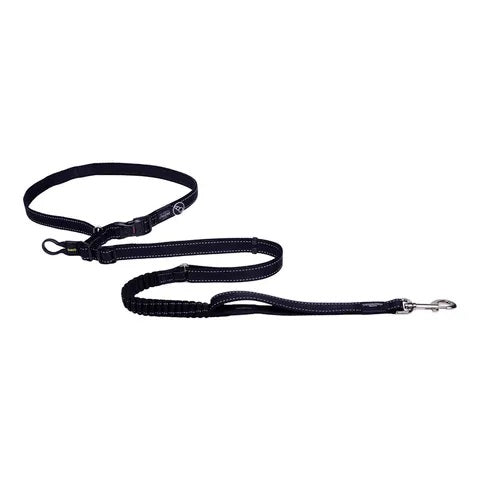 ROGZ DOG LEAD SPECIALTY HANDS FREE [SIZE:XLARGE COLOUR:BLACK]
