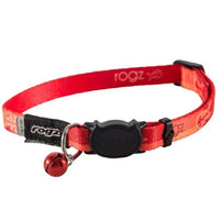 ROGZ CAT COLLAR KIDDYCAT [SIZE:SMALL PATTERN:TANGO FISHBONE]
