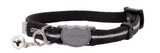 ROGZ CAT COLLAR ALLEYCAT [SIZE:XSMALL COLOUR:BLACK]