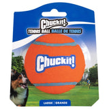 CHUCKIT DOG TOY TENNIS BALL [SIZE:LARGE 7.5CM PACK SIZE:1 PACK]