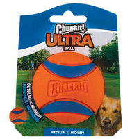 CHUCKIT DOG TOY ULTRA BALL [SIZE:MEDIUM 6CM PACK SIZE:1 PACK]