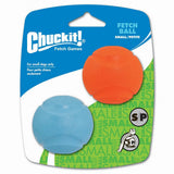 CHUCKIT DOG TOY FETCH BALL [SIZE:SMALL 5CM PACK SIZE:2 PACK]