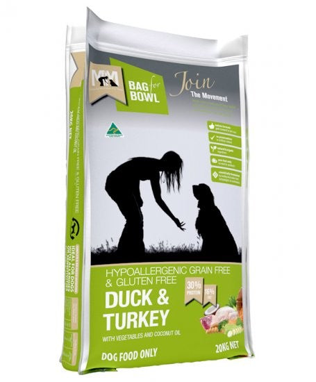 MEALS FOR MUTTS DOG DUCK & TURKEY GREEN [WEIGHT:2.5KG]