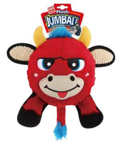 GIGWI PLUSH JUMBALL RED BULL SMALL/MEDIUM