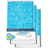 SCOOPFREE LITTER TRAY DISPOSABLE CRYSTAL [QTY:3 PACK]
