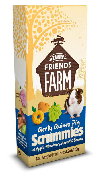 TINY FRIENDS FARM GGUINEA PIG GERTY SCRUMMIES 120G