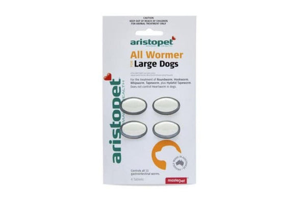 ARISTOPET DOG ALL WORMER LARGE 20KG [PACK SIZE:4 PACK]