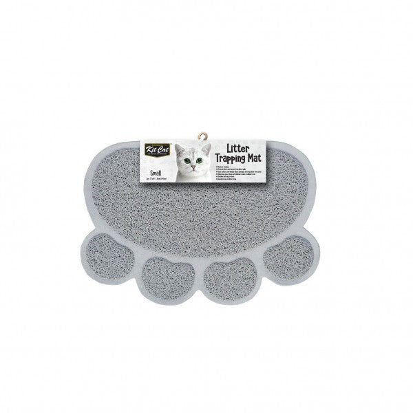 KIT CAT LITTER TRAPPING MAT [SIZE:SMALL COLOUR:GREY]