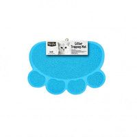 KIT CAT LITTER TRAPPING MAT [SIZE:SMALL COLOUR:BLUE]