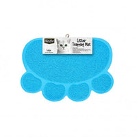 KIT CAT LITTER TRAPPING MAT [SIZE:LARGE COLOUR:BLUE]