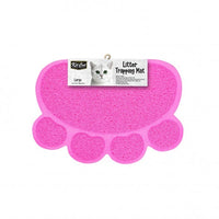 KIT CAT LITTER TRAPPING MAT [SIZE:LARGE COLOUR:PINK]